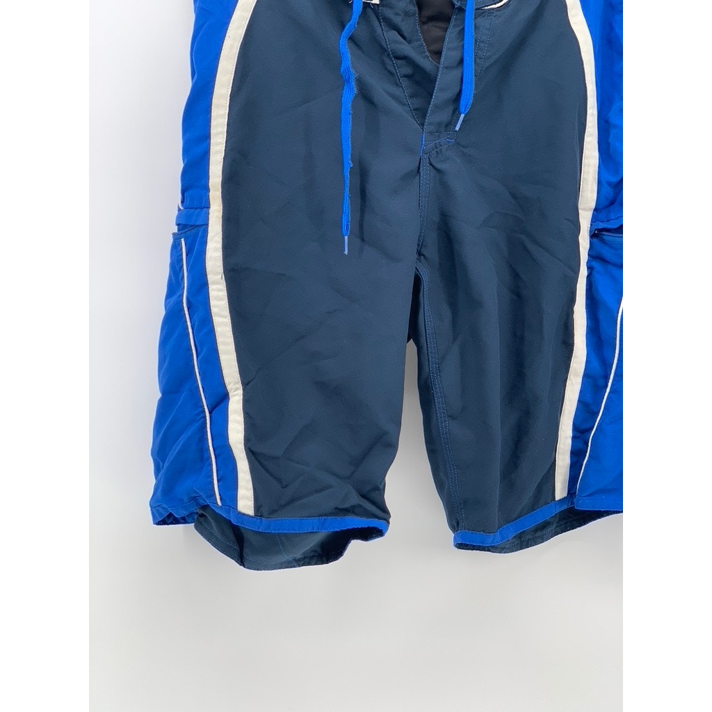 REPORT COLLECTION Men's Navy-Blue Pull-On Swim Board Shorts SZ 32