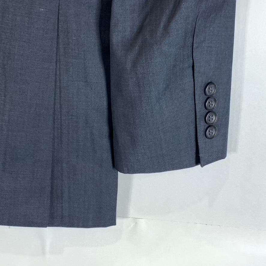 PRONTO UOMO Men's Black Super 100's Wool Two Button Blazer SZ 35 Short