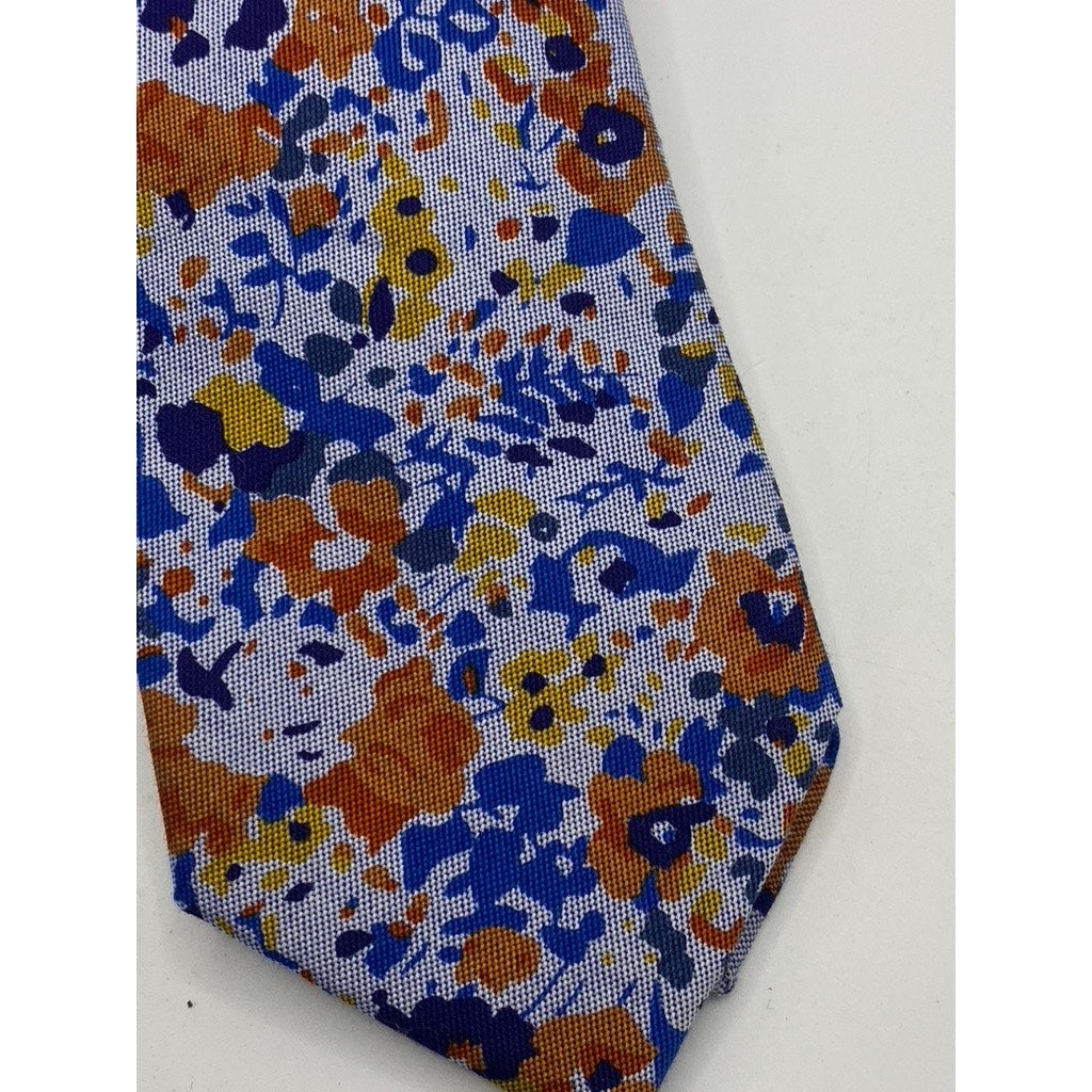 NORDSTROM Men’s Blue-Multi Floral Print Tie SZ OS