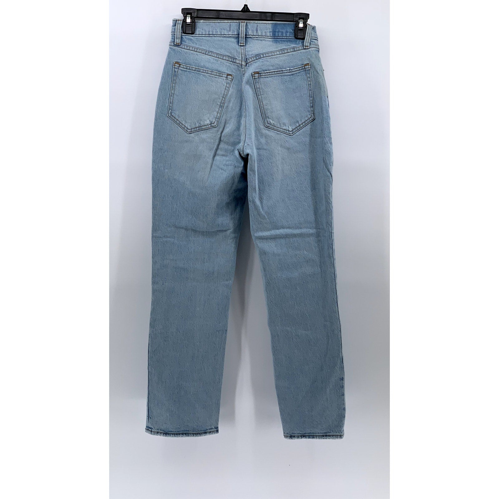 ABERCROMBIE & FITCH Women's Blue The 90's Straight Ultra High Rise Jeans SZ 4/27