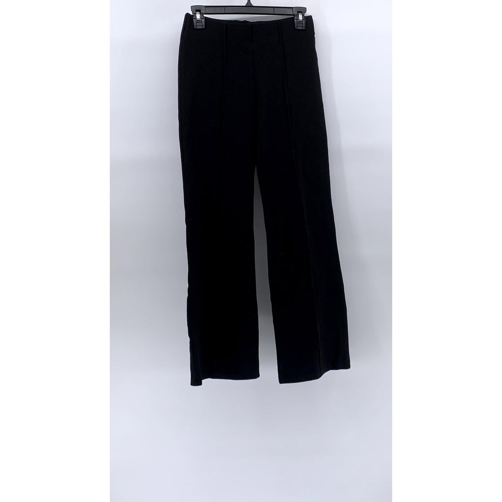 PRIMARK Women’s Black Pull-On Regular- Fit Wide-Leg Pants SZ 6