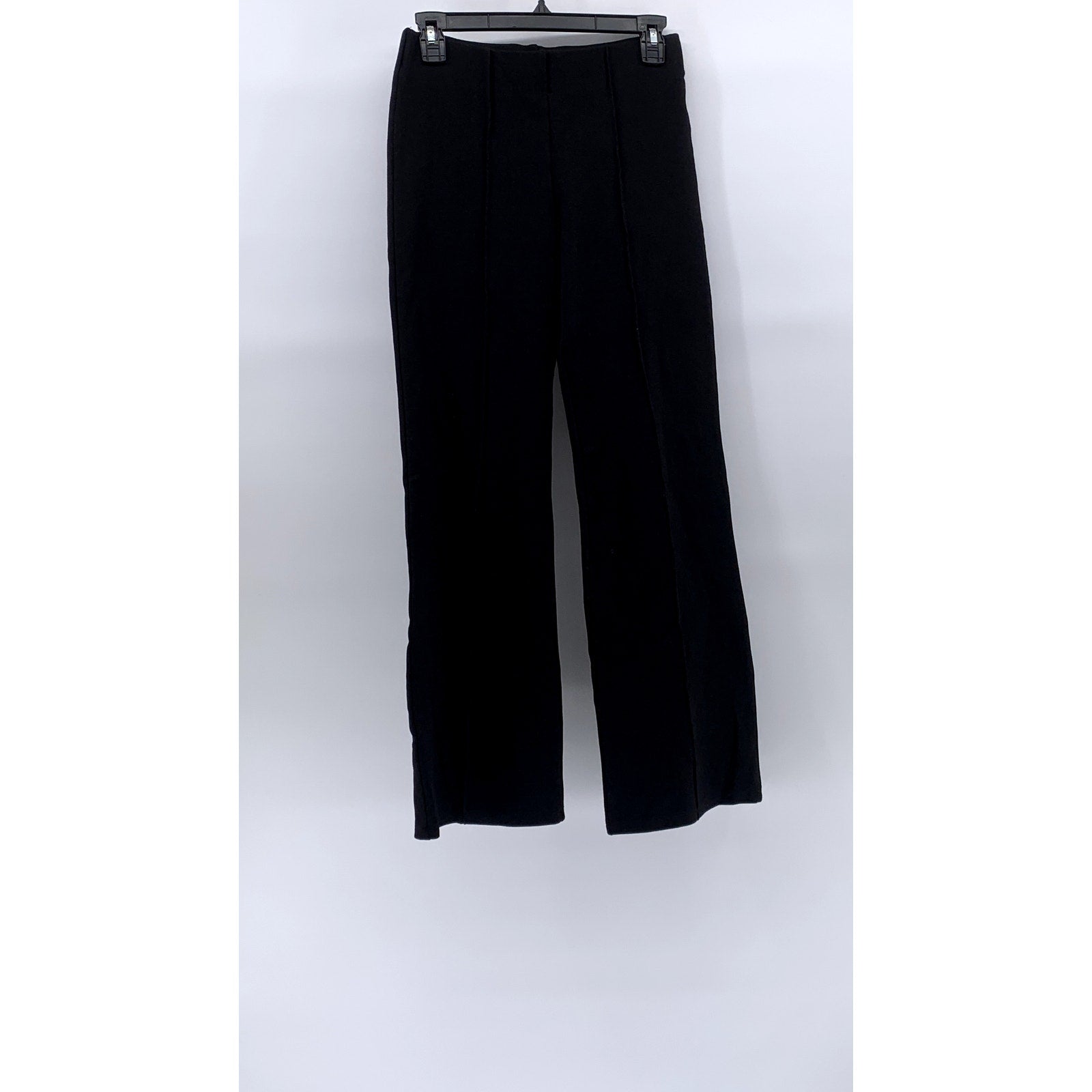 PRIMARK Women’s Black Pull-On Regular- Fit Wide-Leg Pants SZ 6