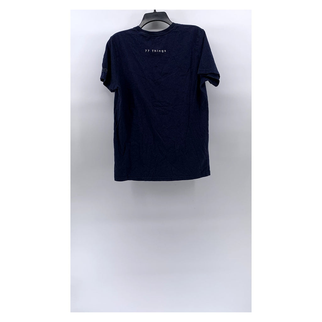 UNBRANDED Unisex Adult Navy Create Constellations Not Stars Graphic T-Shirt SZ S