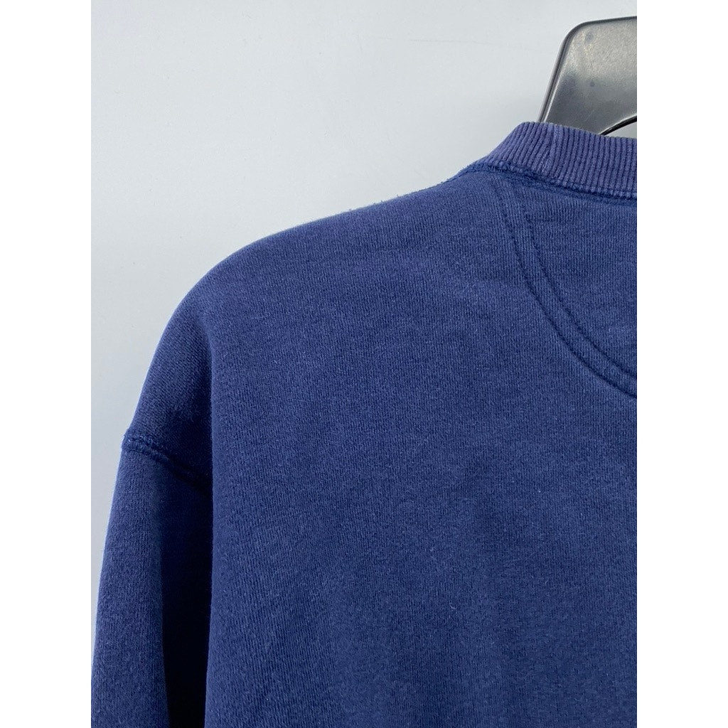 LOONEY TUNES Women’s Vintage Navy Blue Merrie Melodies Graphic Sweatshirt SZ S