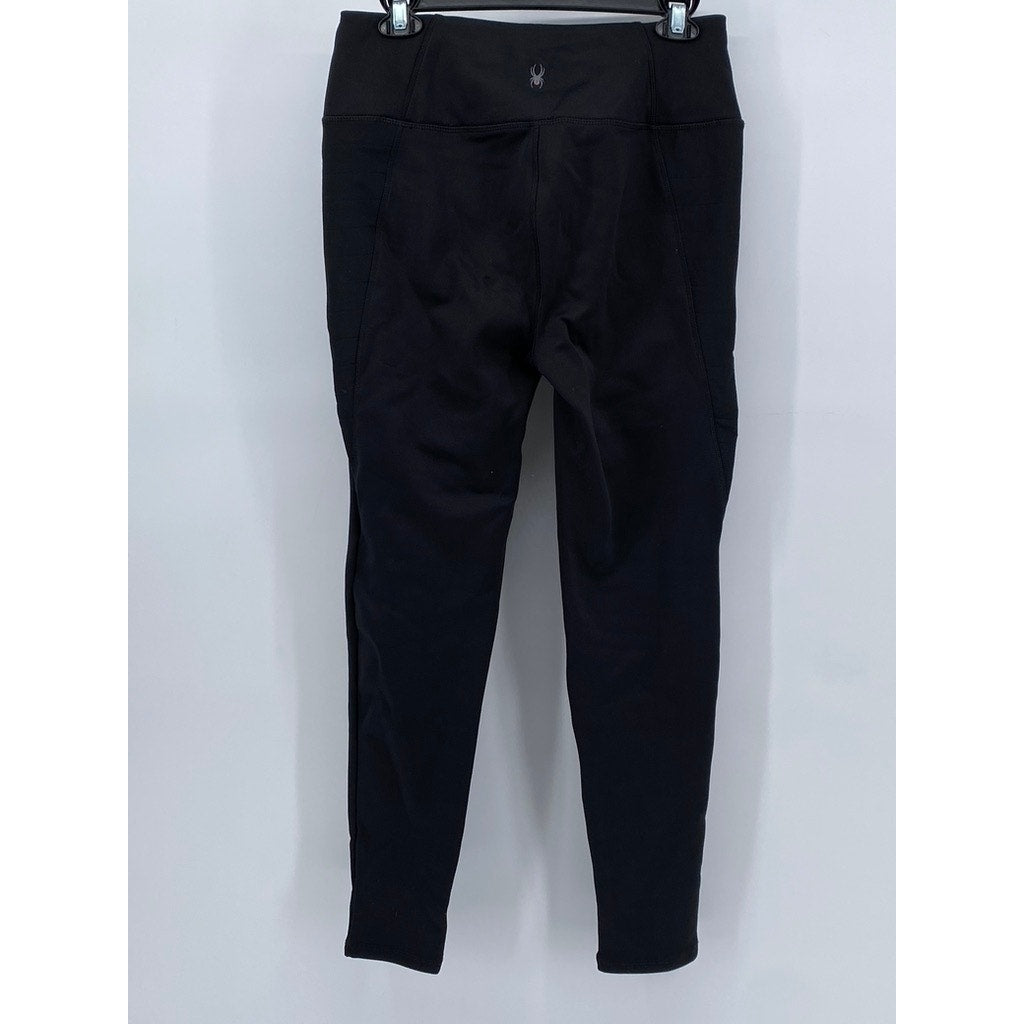 SPYDER Womens Black Workout Leggings SZ (M)