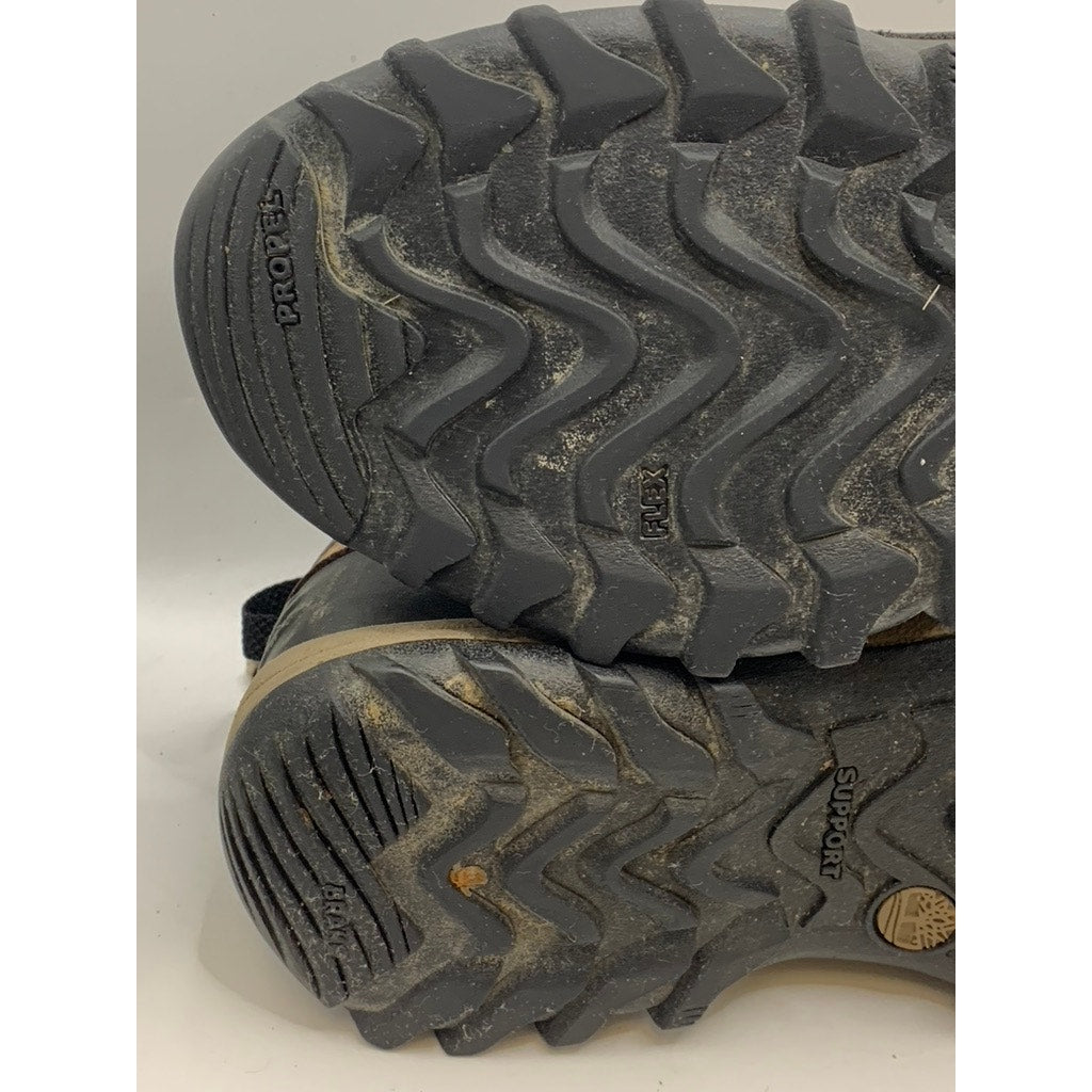 TIMBERLAND Men's Brown Leather ACT Canard Boots SZ 9.5