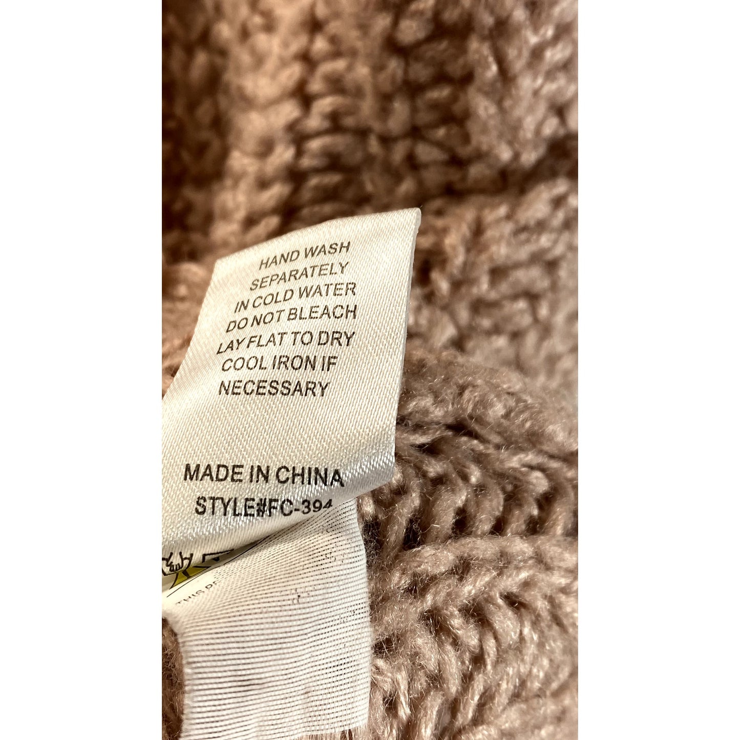 FATE Women's Brown Knit Pullover Sweater SZ S
