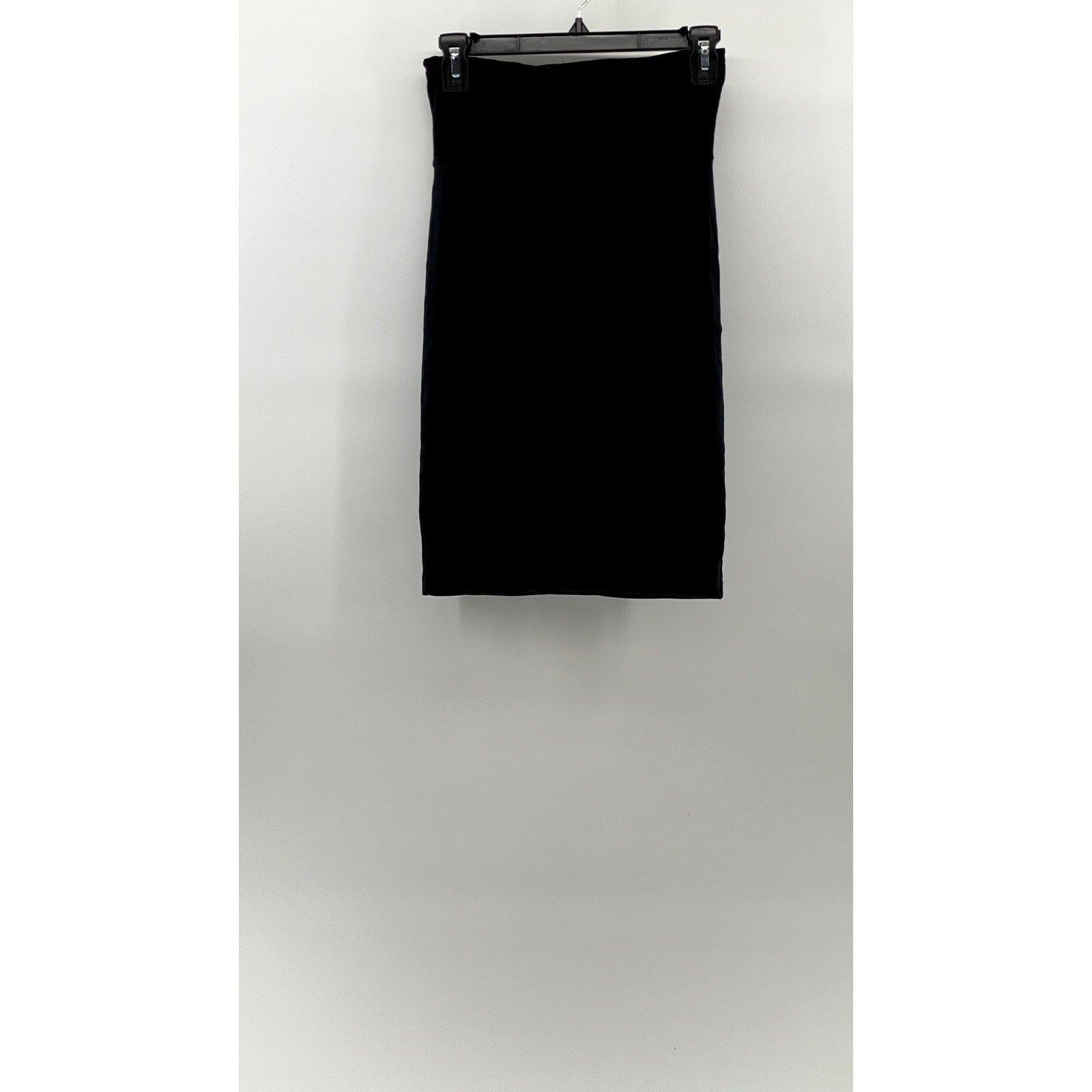 AMERICAN APPAREL Women's Black Stretch Pull-On Knee Length Bodycon Skirt SZ XS