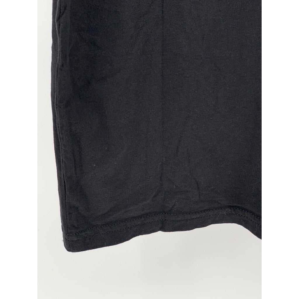 NEXT LEVEL APPAREL Men’s Black Graphic Crewneck Short Sleeve Casual T-Shirt SZ L