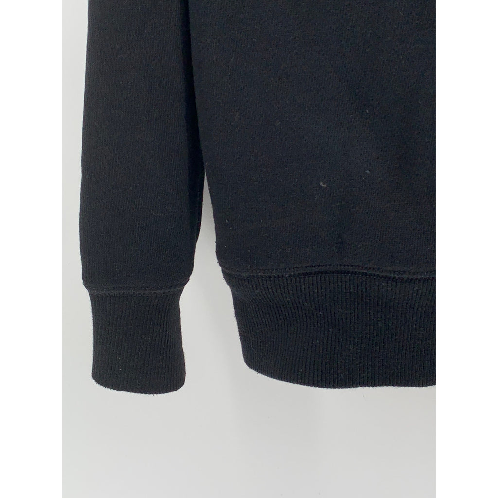 UNIQLO Men's Black-Brown Faux-Fur Hooded Zip-Up Long Sleeve Sweater SZ S