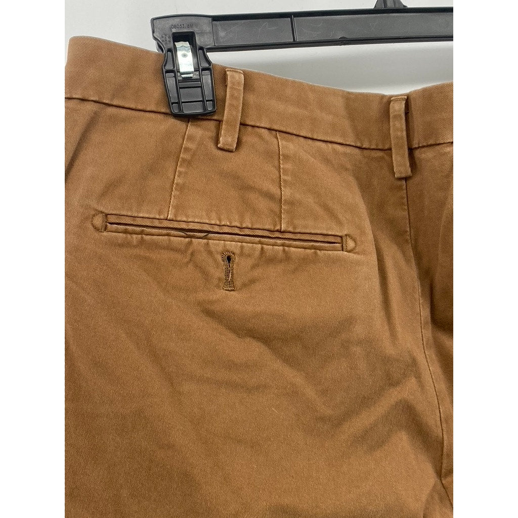 UNIQLO Men's Brown Slim-Leg Regular Fit Casual Chino Pants SZ 32X34
