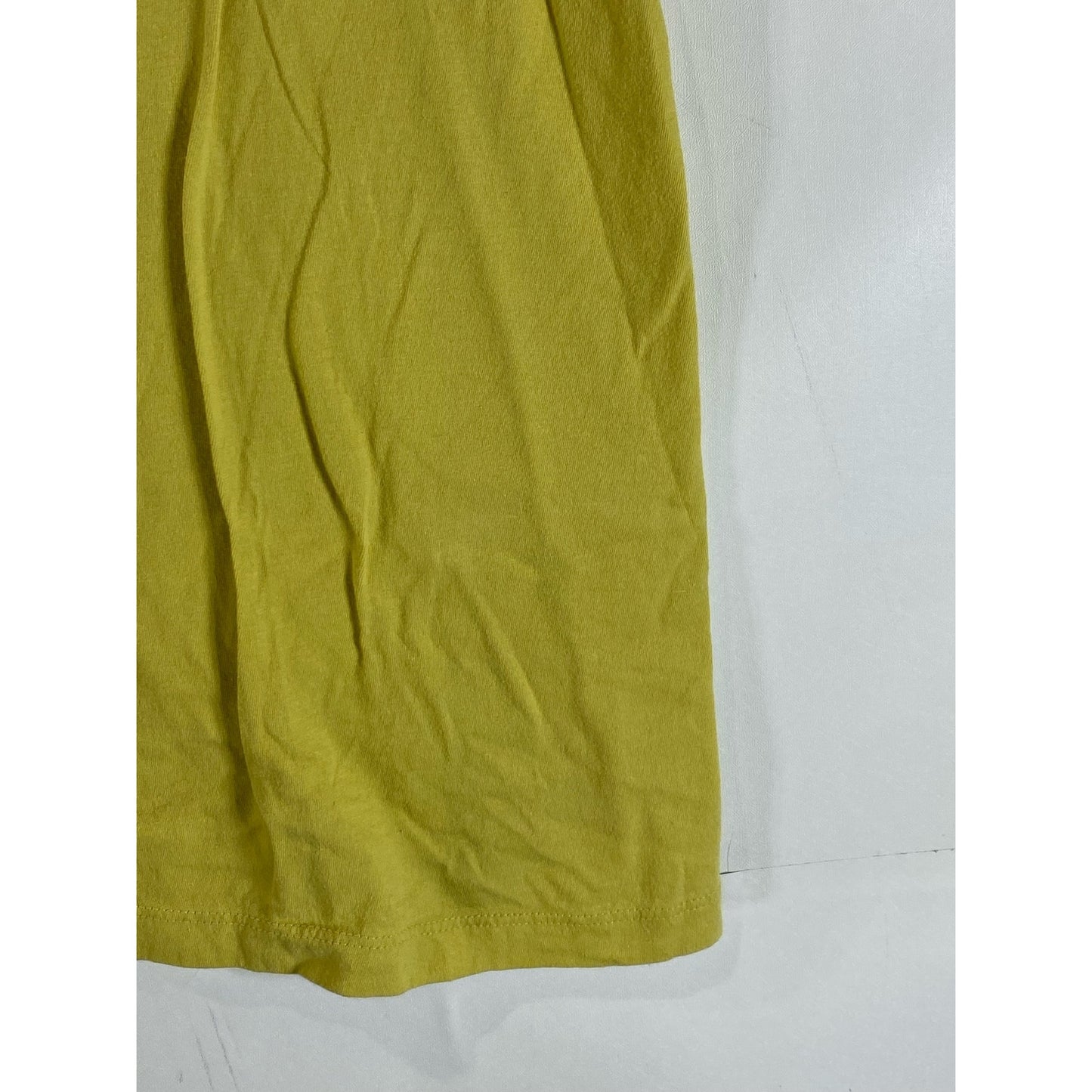 NIKE Men's Yellow Crewneck Grow Your Sole Graphic Short Sleeve T-Shirt SZ L