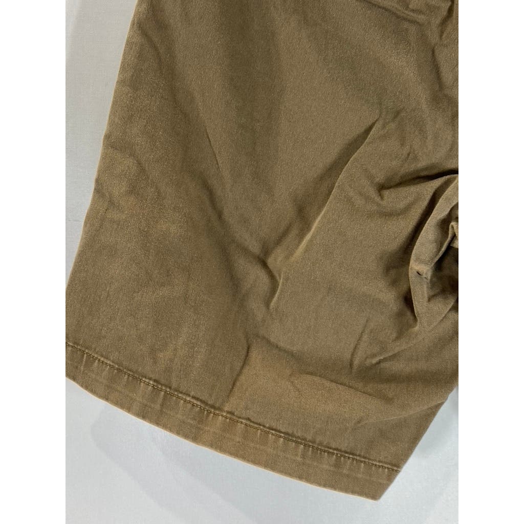 STANDARD CLOTH Men's Tan Skinny Four-Pocket Chino Shorts SZ 32
