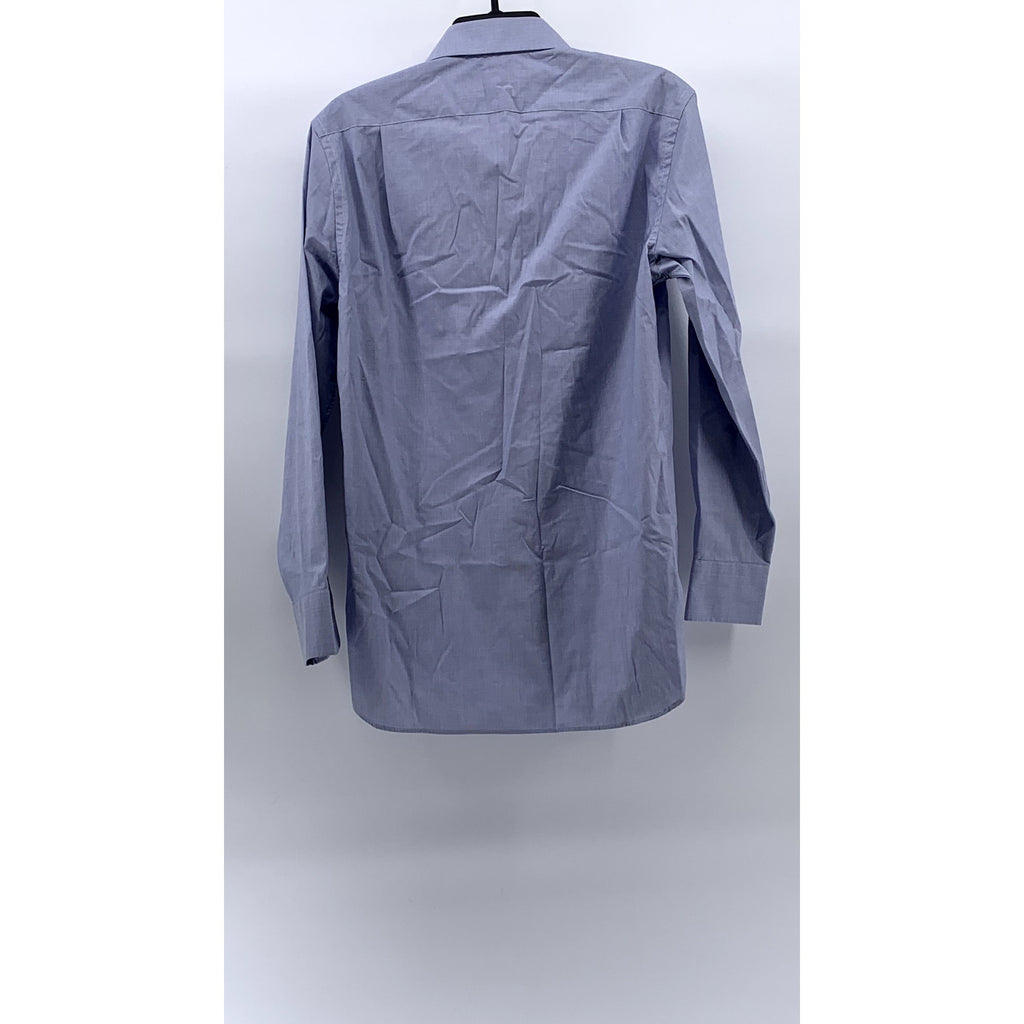 J.CREW Men's Blue Cotton Ludlow Slim-Fit Button-Up Long Sleeve Shirt SZ 15/32