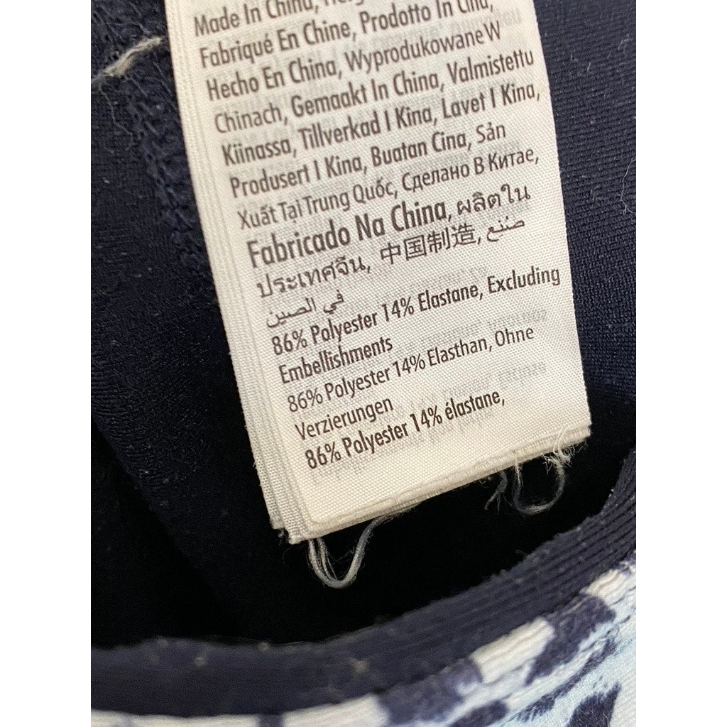 COTTON ON Women's Blue Animal Print High-Waist Pull-On Active Leggings SZ XS