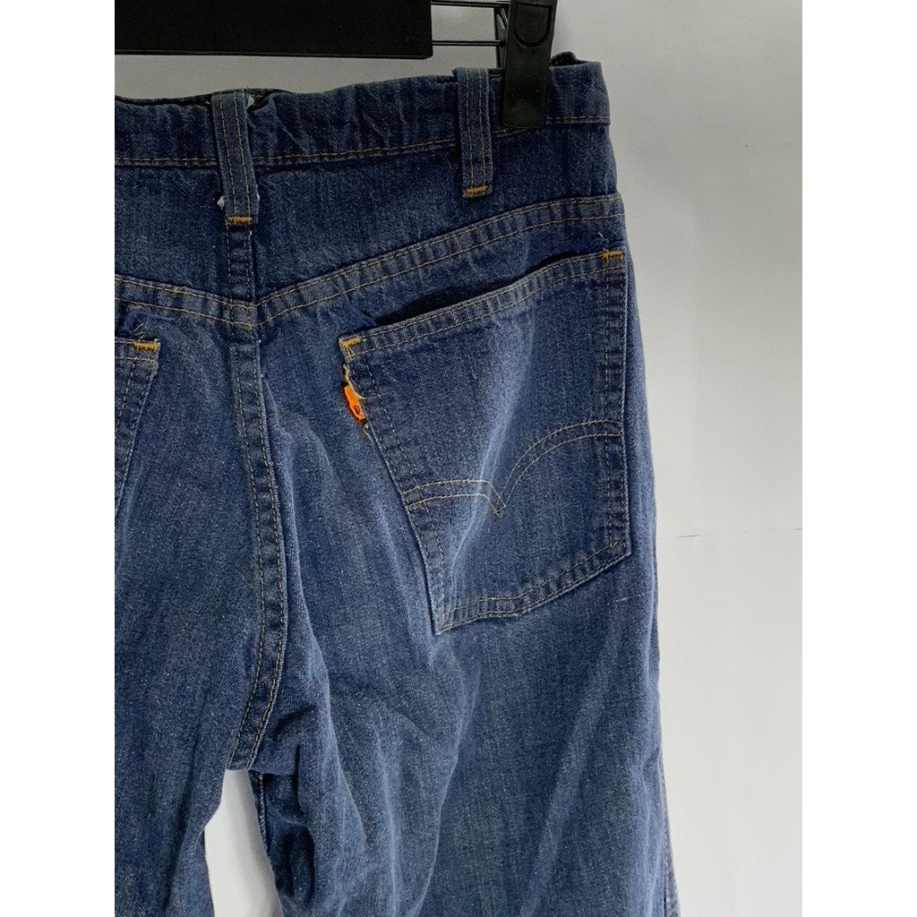 LEVI’S Women’s Vintage Dark Blue Button-Up Denim Bootcut Jean SZ 30x34