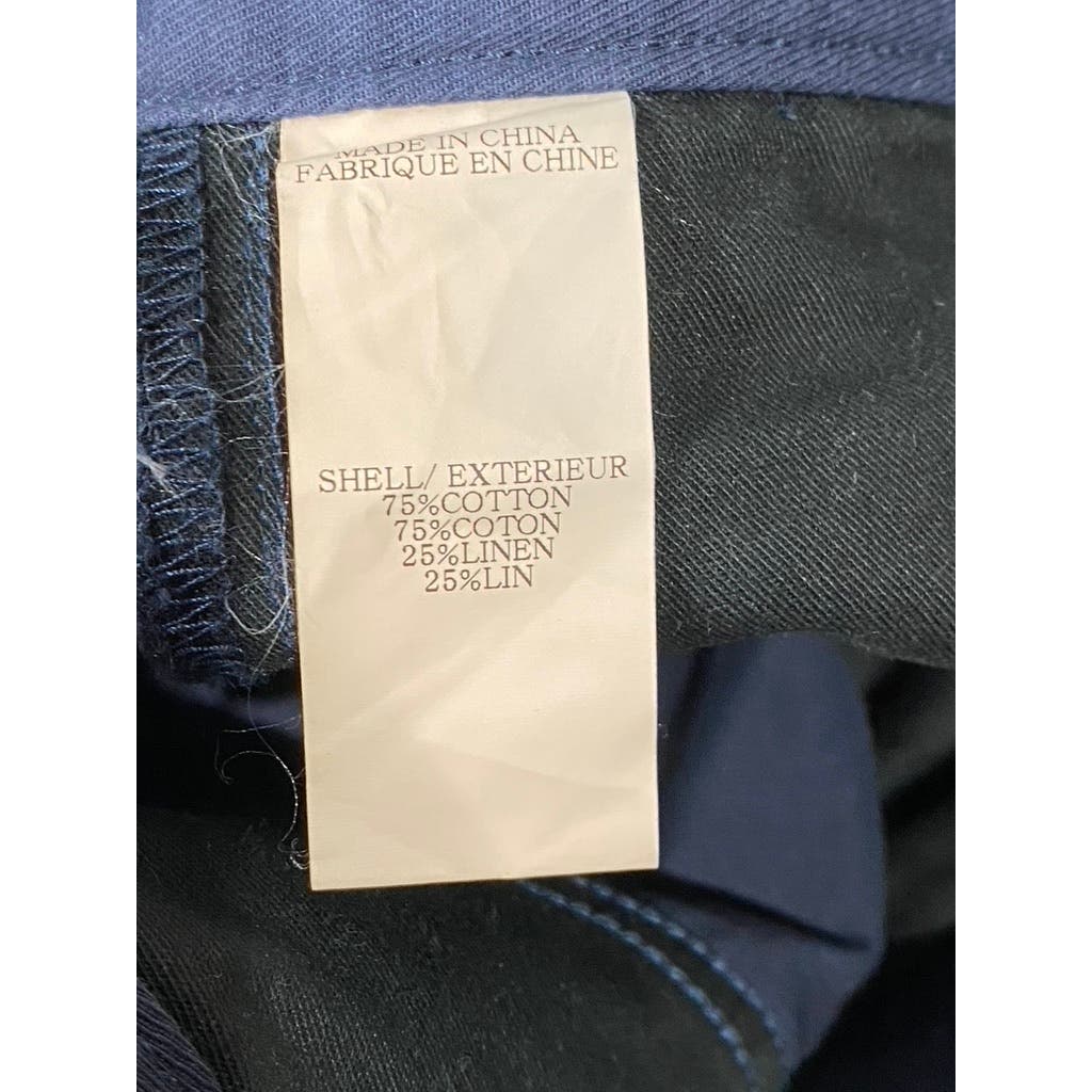 THEORY Men's Navy Haydin Slim-Straight Fit Five-Pocket Pants SZ 34