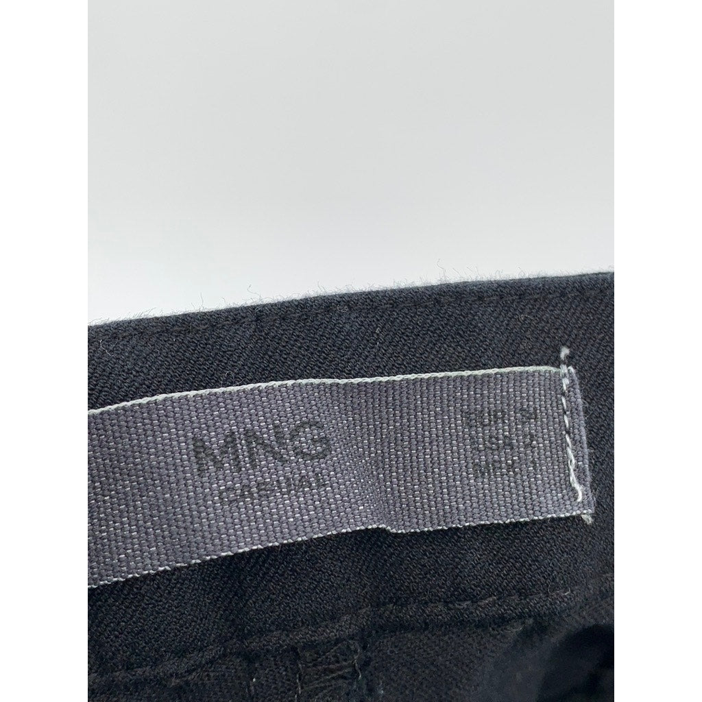 MNG Women's Black Casual Slim Pants SZ 2