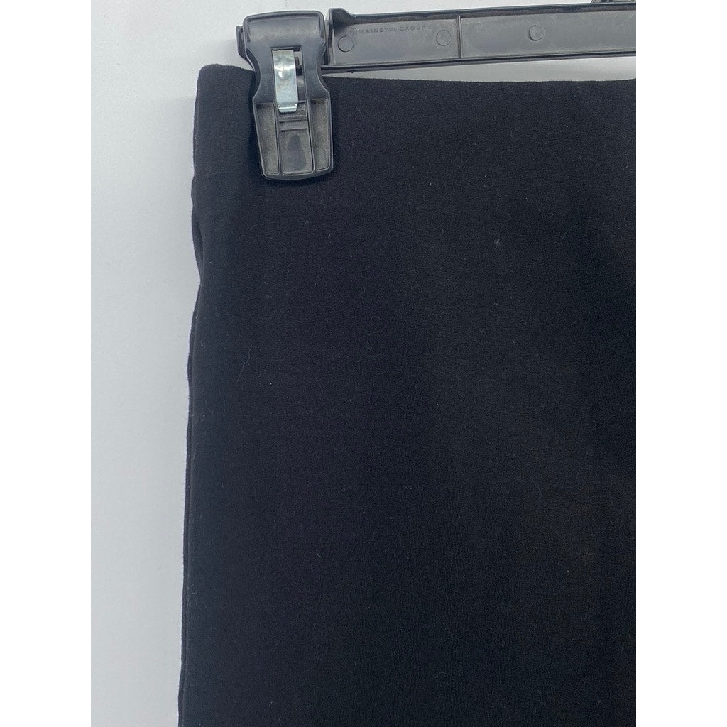 PRIMARK Women’s Black Pull-On Regular- Fit Wide-Leg Pants SZ 6