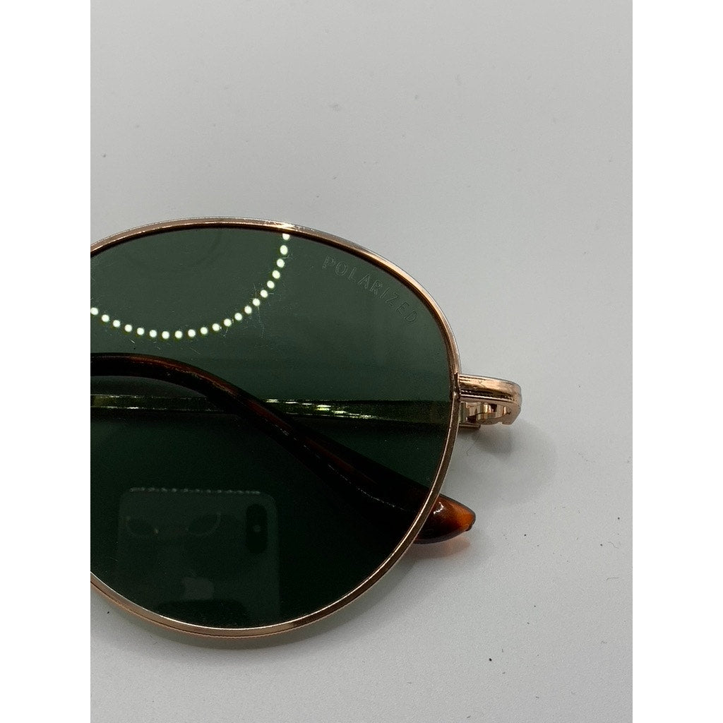 UNISEX Round Metal Polarized lens Sunglasses