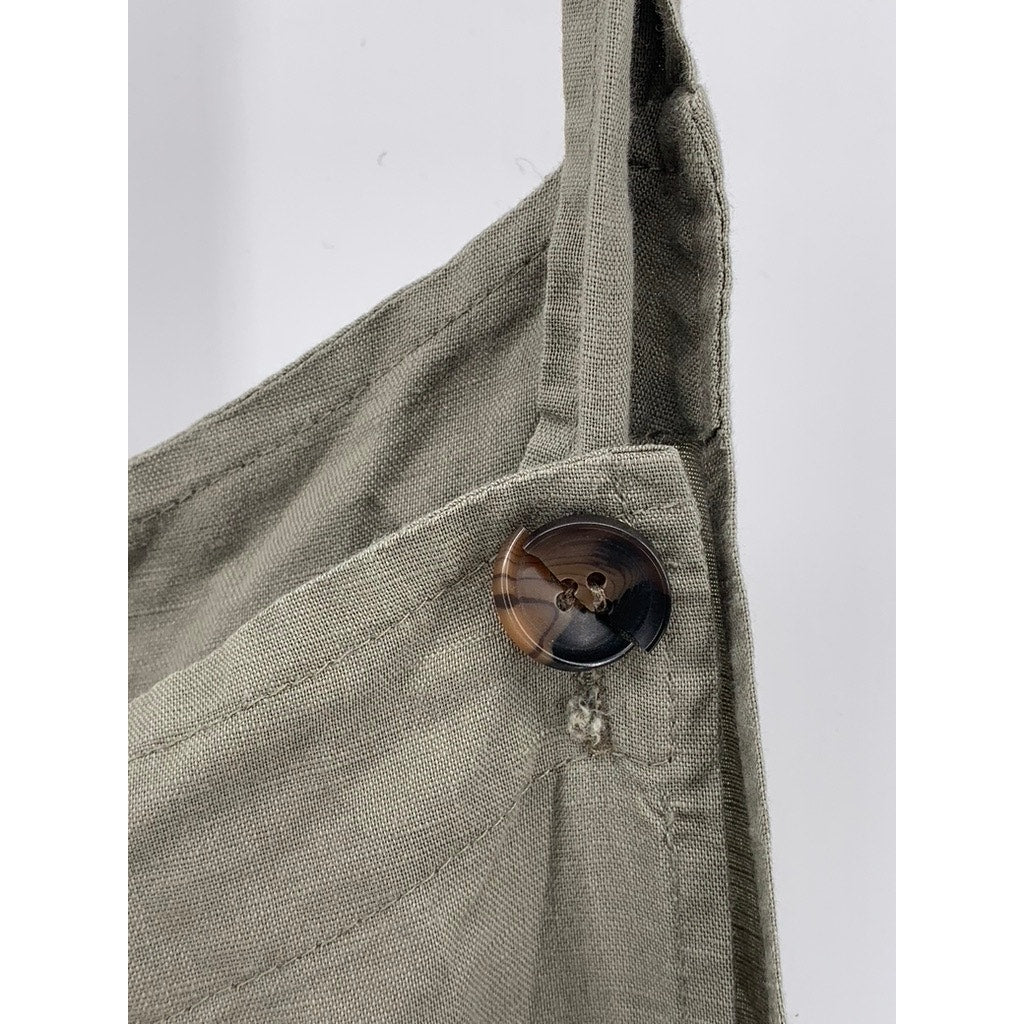 UNBRANDED Women's Olive Green Lightweight Jumpsuit SZ L/XL