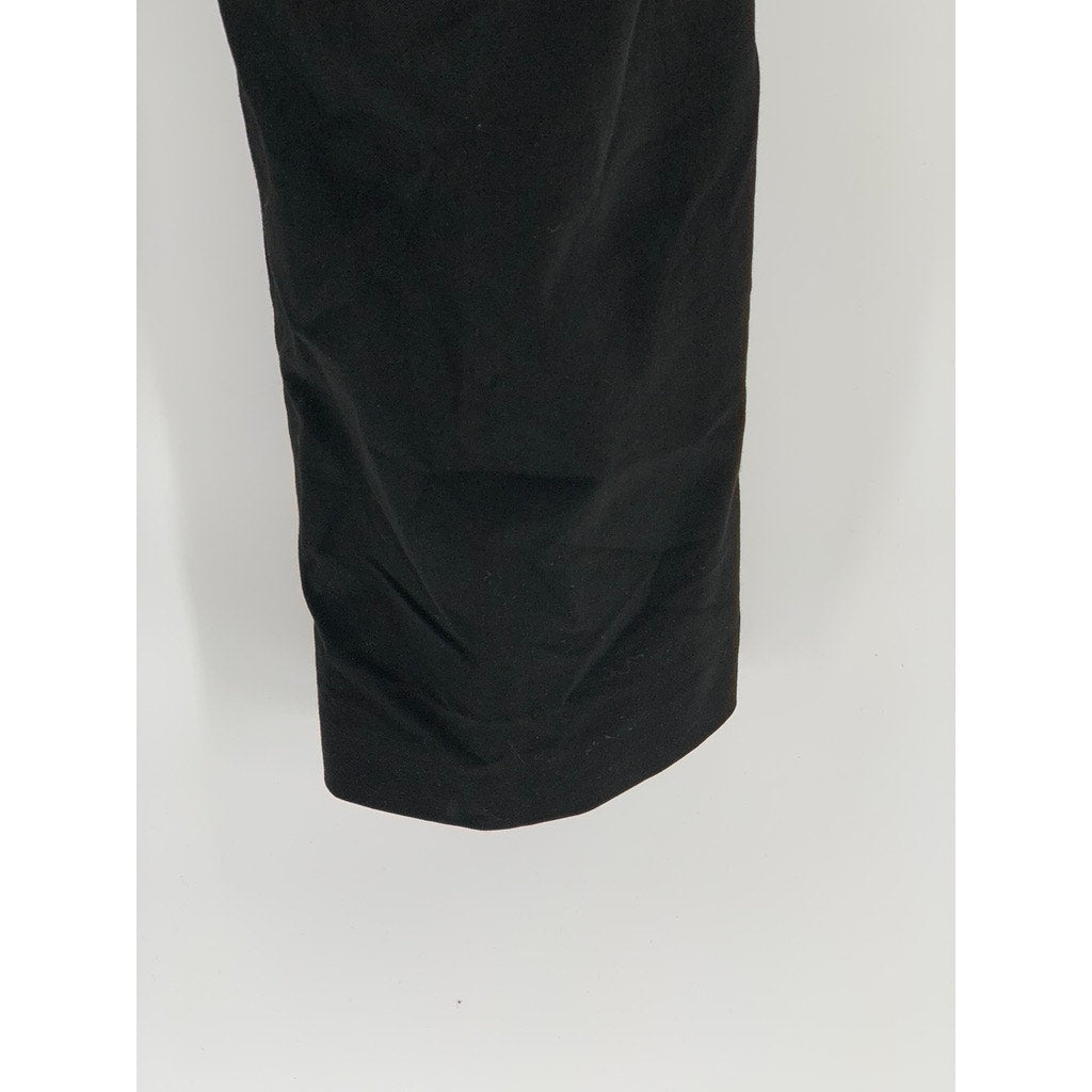 UNIQLO Women's Black Solid Slim-Leg Regular-Fit Smart Ankle Pant SZ L