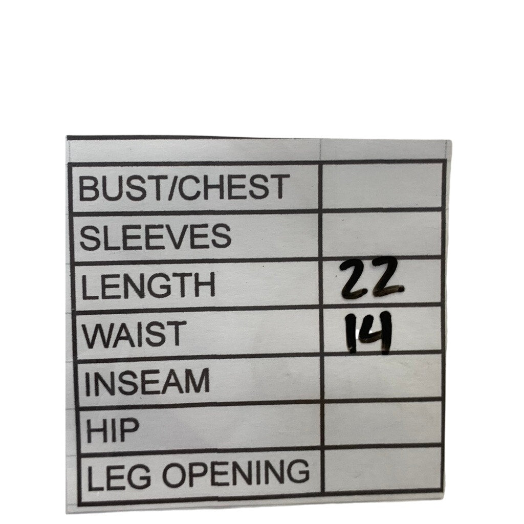 LONDON BRIDGE MONDIKI Women’s Blue Vintage Lace Trim Point Hem Skirt SZ 20