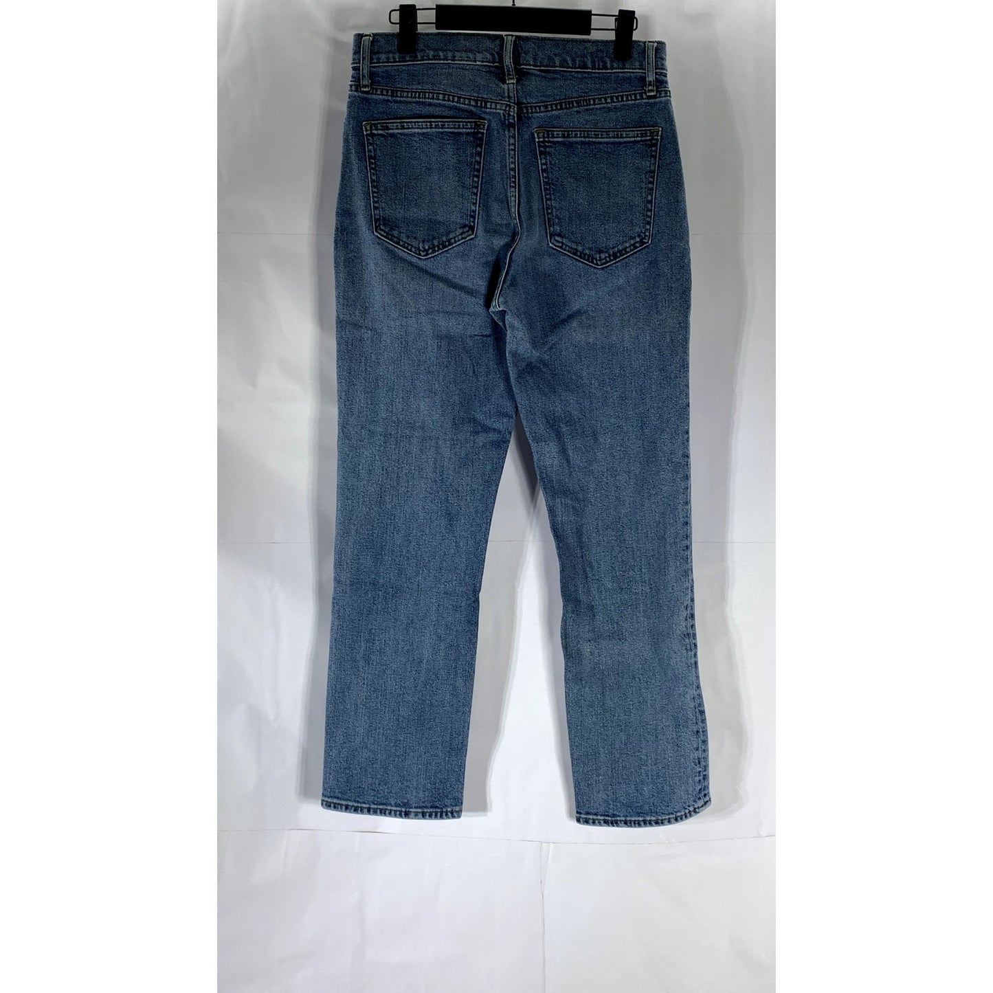 GAP DENIM Women's Medium Indigo High-Rise Straight-Leg Five-Pocket Jean SZ 28