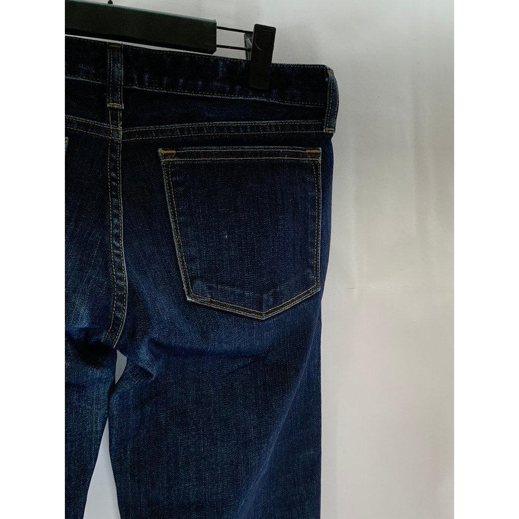 J. CREW Women's Dark Blue Denim Toothpick Skinny-Leg Five-Pocket Ankle Jean SZ27