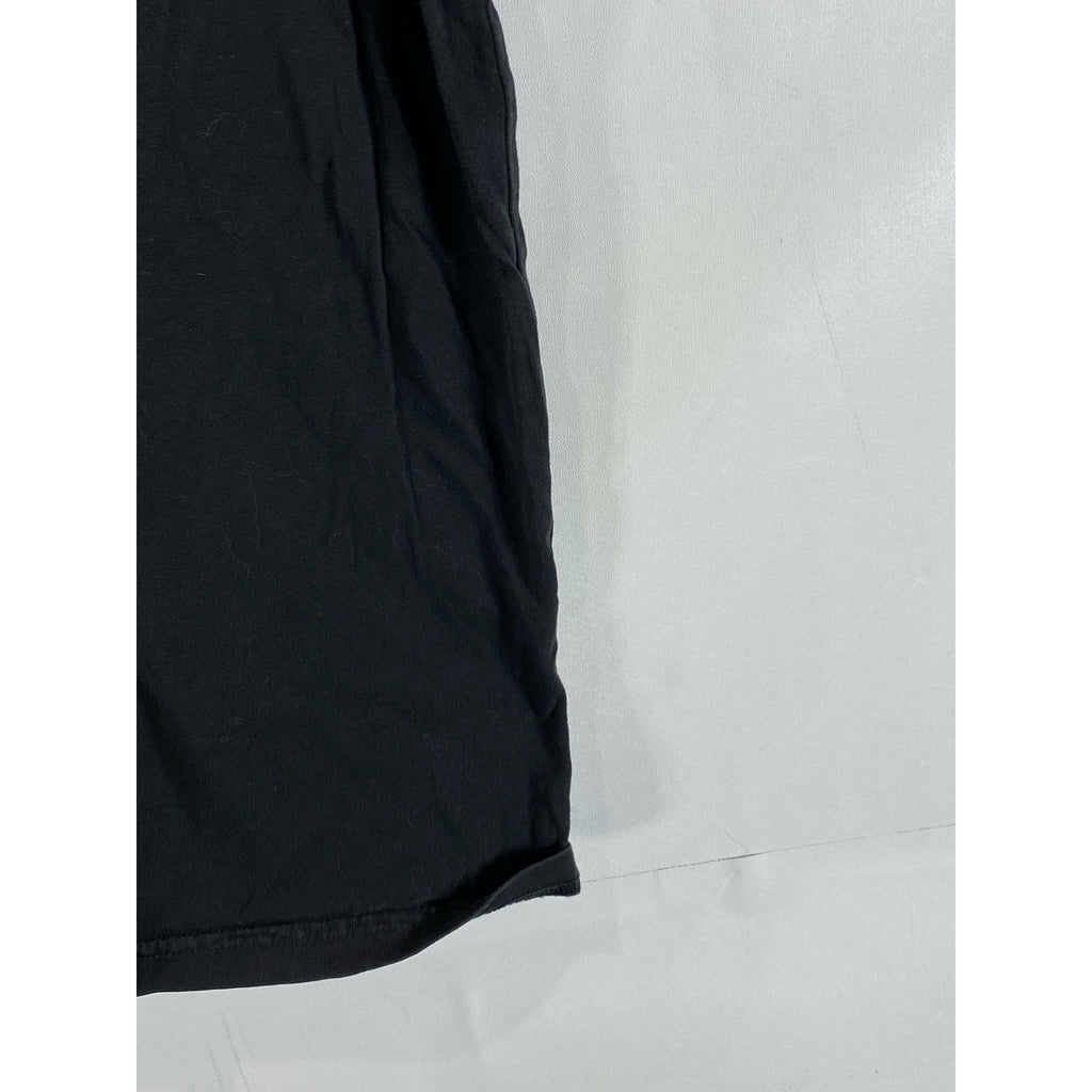 EASTERN MOUNTAIN SPORTS Men's Black Graphic Crewneck Organic Cotton T-Shirt SZ S