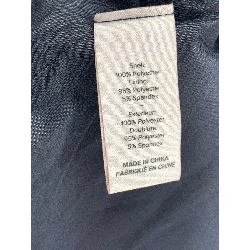 CINQ A SEPT Women's Orange Paisley Print One-Button Notch Collar Blazer SZ 10