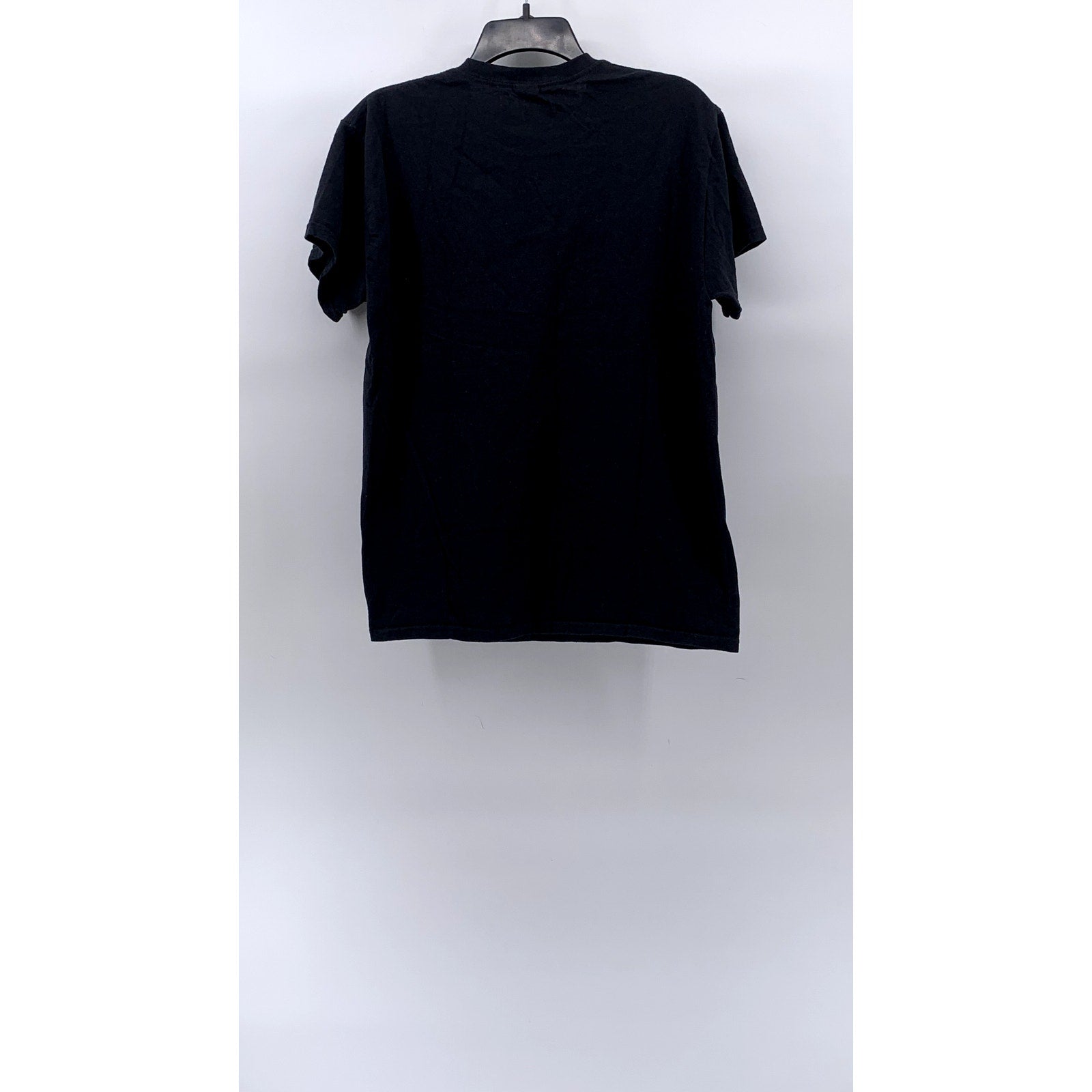 GILDAN Unisex Adult Black Graphic Crewneck Short Sleeve T-Shirt SZ M