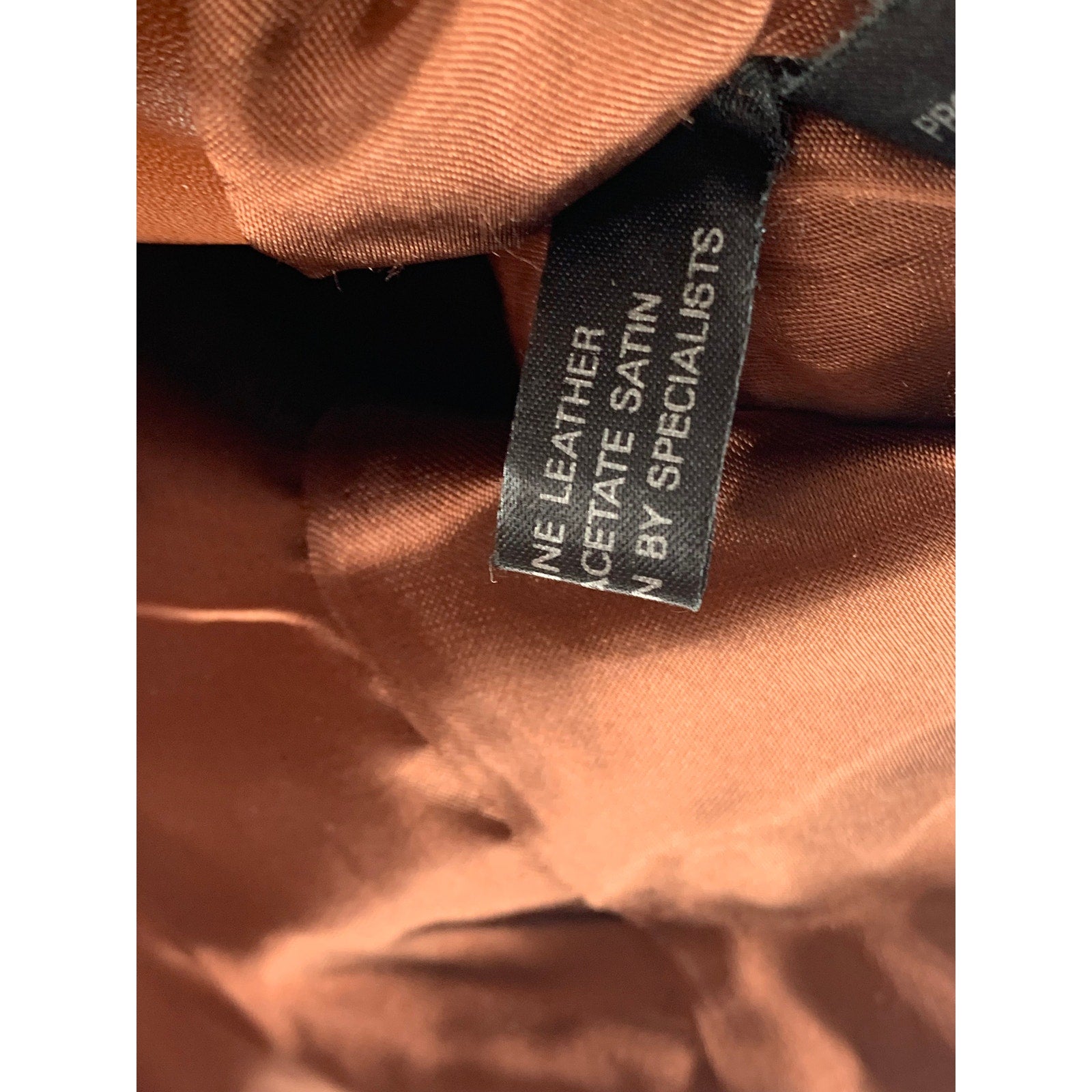 MICHAEL HOBAN Women’s Brown Leather North Beach Button-Up Long Sleeve Coat SZ 10