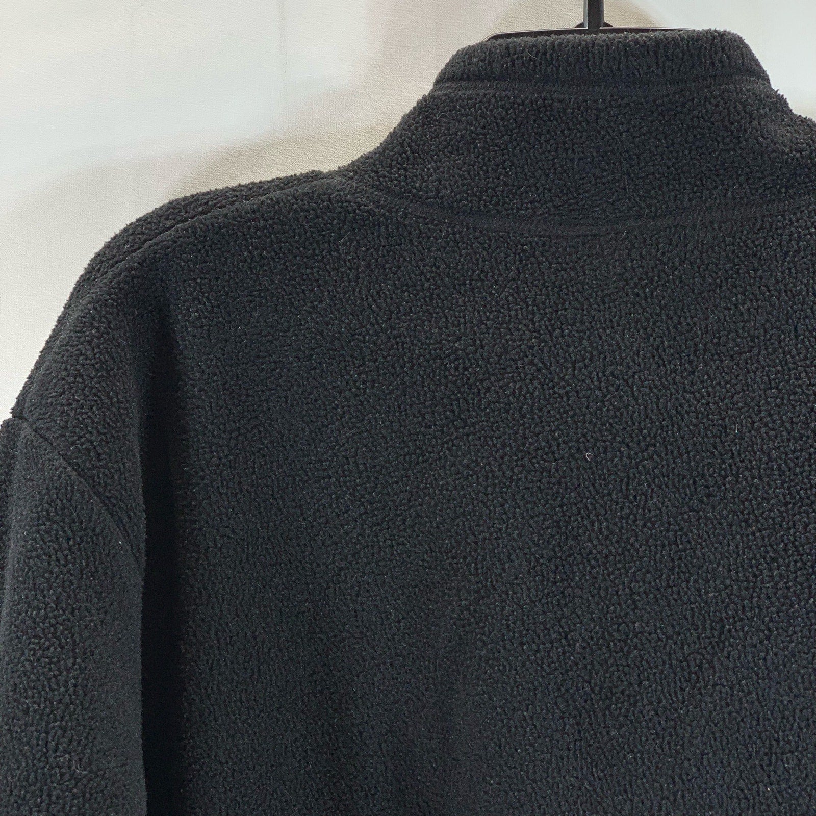 REI Men's Black Solid Fleece Stand Collar Zip-Up Jacket SZ 2XL