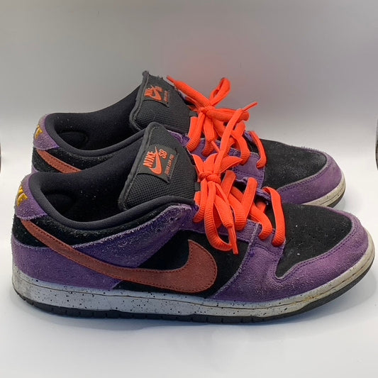 NIKE  Men's Purple/Orange/Red Dunk Low SB ACG Terra Lace-Up Sneakers SZ 10.5