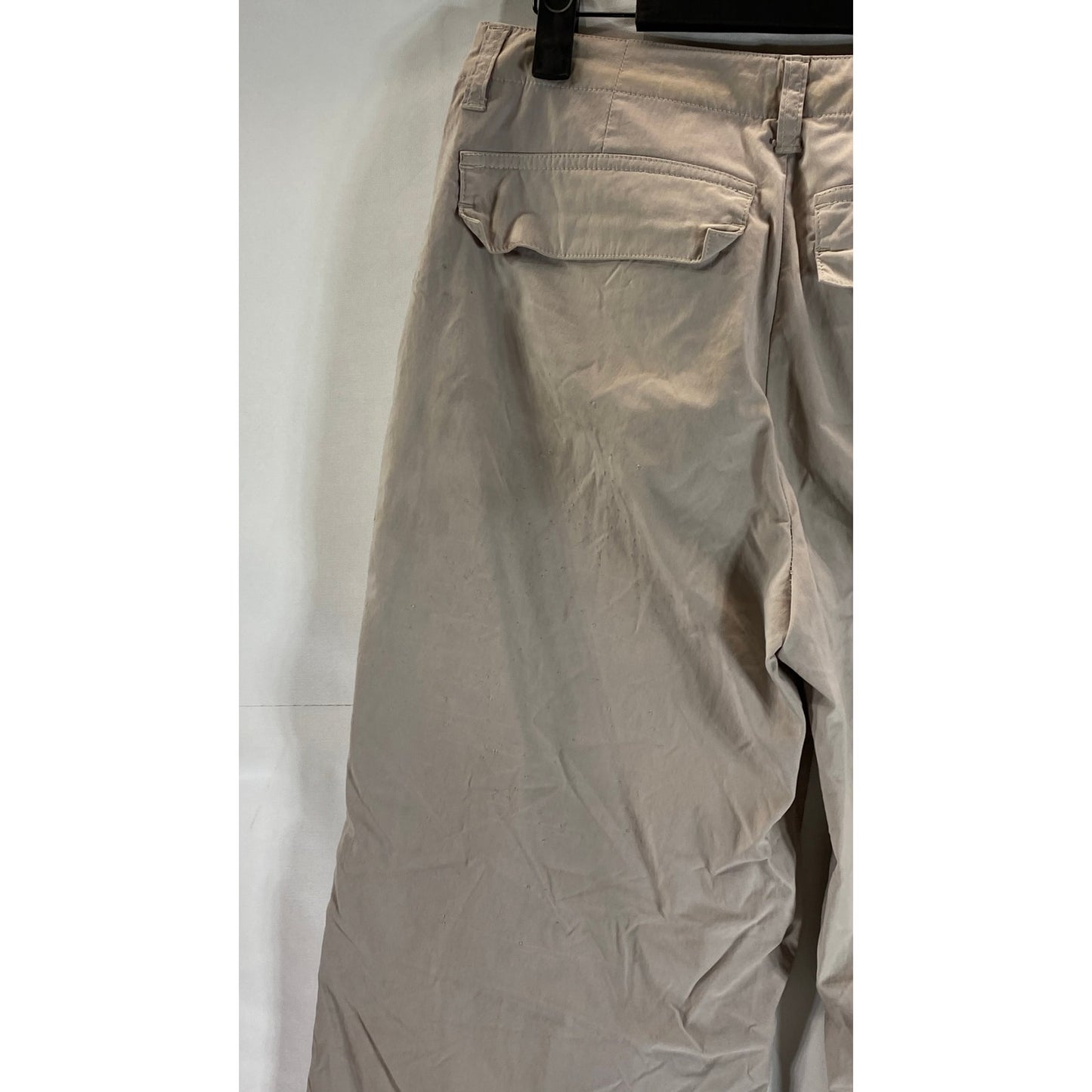 PATAGONIA Women's Tan Mid-Rise Straight-Leg Roll-Tab Cuff Pants SZ 8