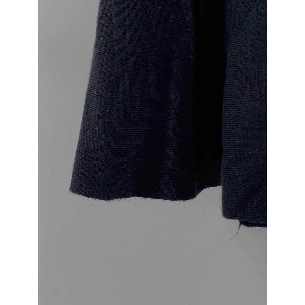 TEA N ROSE Women's Black Knit A-Line Skirt SZ M