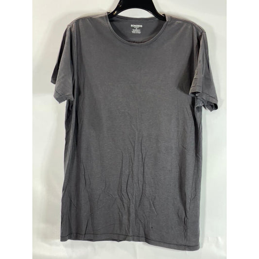 BONOBOS Men's Charcoal Slim-Fit Crewneck Short Sleeve T-Shirt SZ M