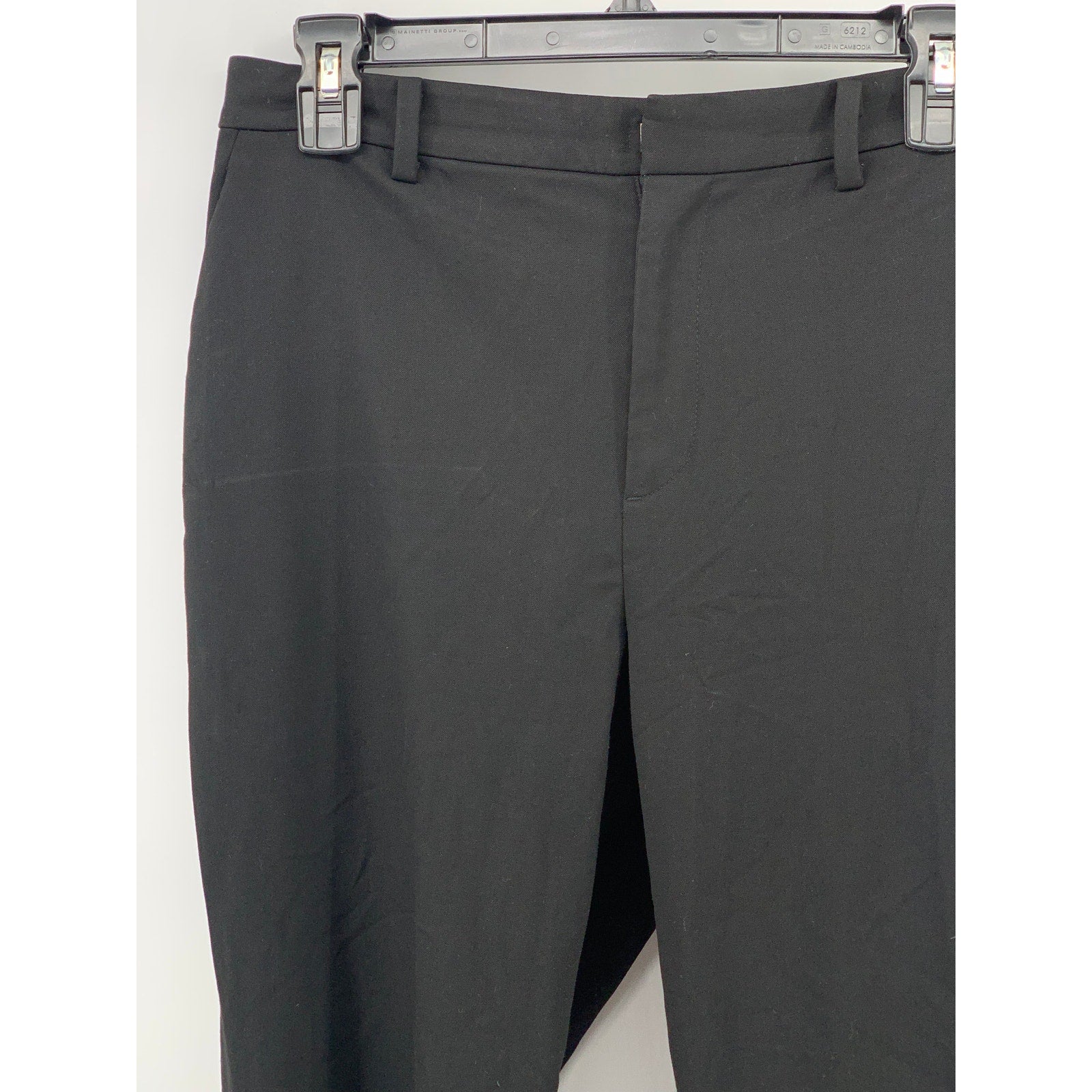 UNIQLO Women's Black Solid Slim-Leg Regular-Fit Smart Ankle Pant SZ M