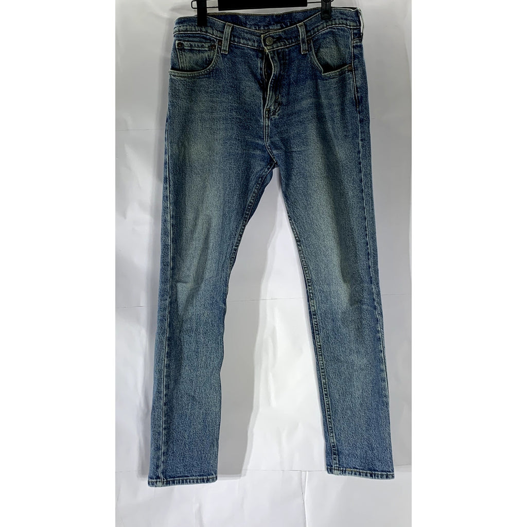 LEVI'S Men's Blue Denim 512 Slim Tapered Leg Five-Pocket Jeans SZ 30X30