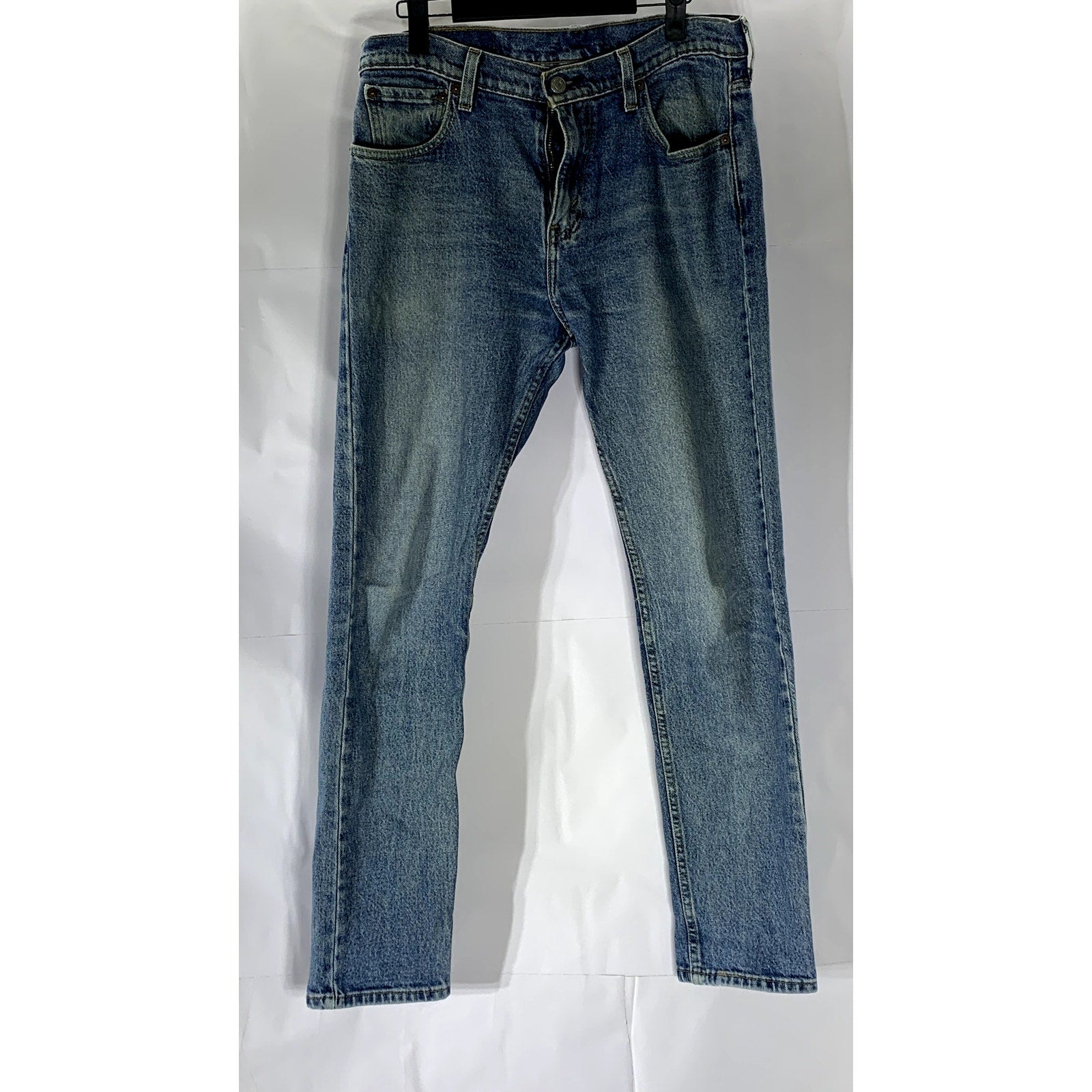 LEVI'S Men's Blue Denim 512 Slim Tapered Leg Five-Pocket Jeans SZ 30X30