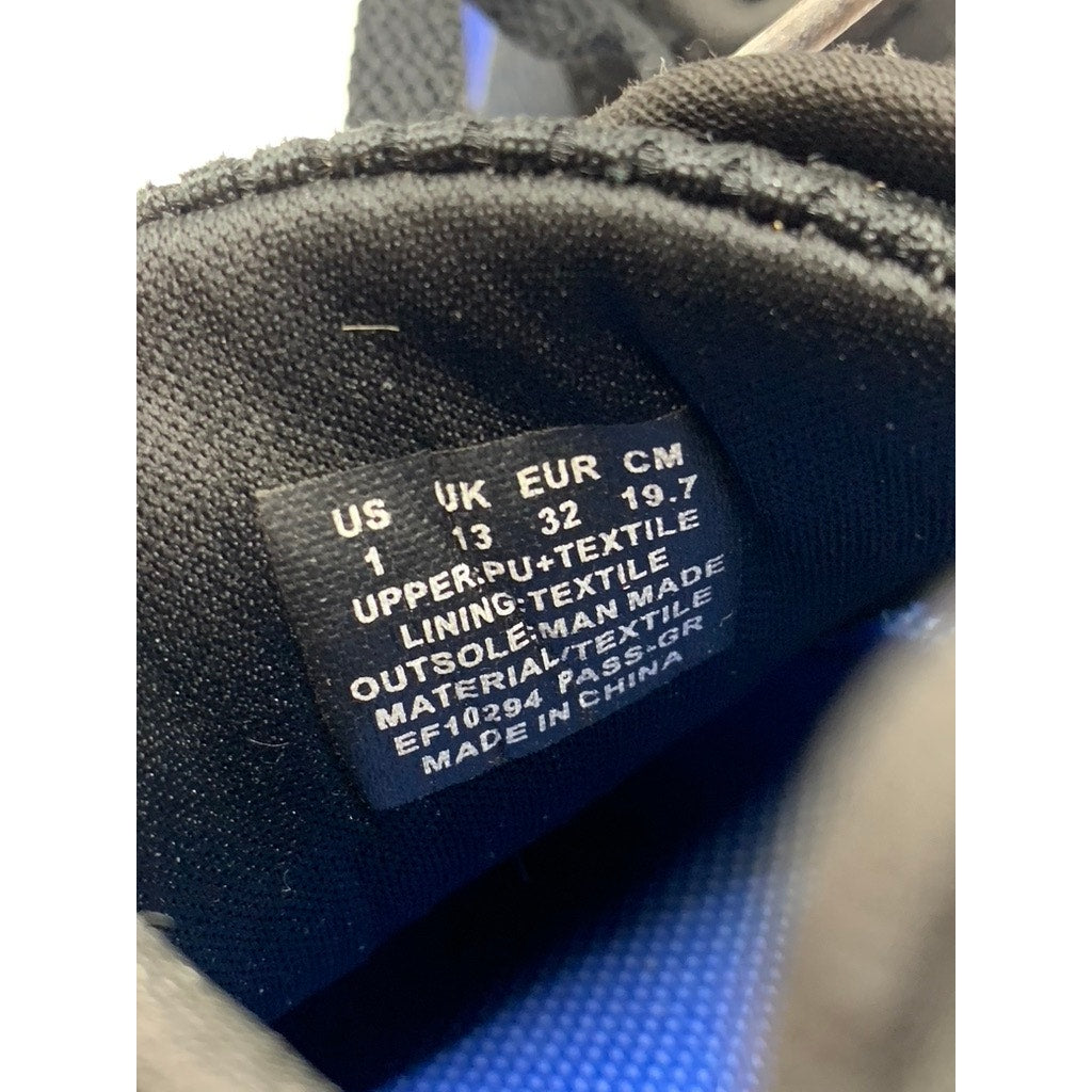 RBX Kids' Blue-Black Mesh Knit Running Shoes SZ 1