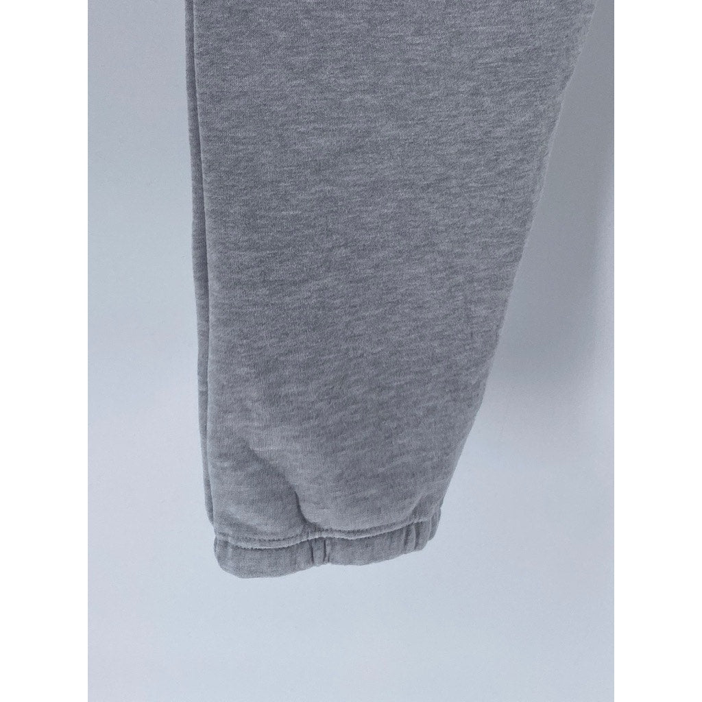 UNBRANDED Women's Light Gray Pull-On Fleece-Lined Casual Sweatpants SZ M