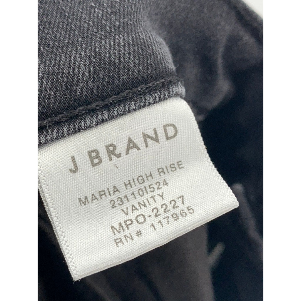 J BRAND Women's Black Vanity High-Rise Maria Skinny Phot Ready jean SZ 32