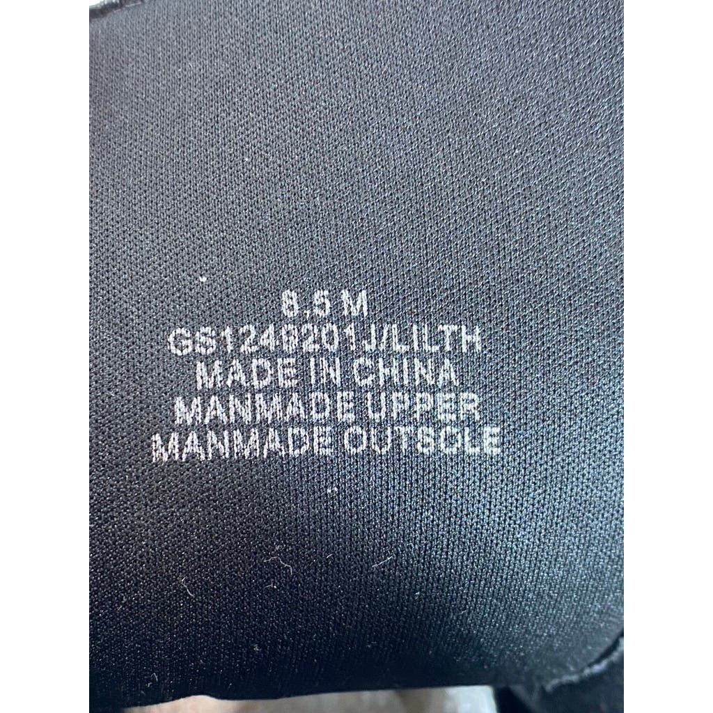 MIA Women's Black Faux-Leather Lilith LugSole Lace-Up Side-Zip Combat Boot SZ8.5