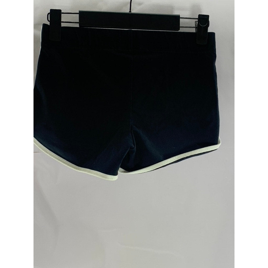 ARITZIA TNA Women's Black/White Hold-It Pull-On Peppy Shorts SZ 2XS