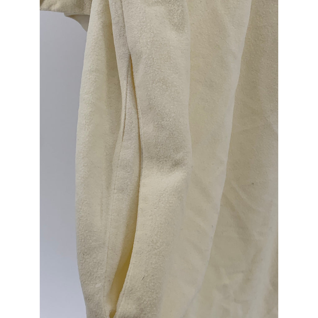 LISANNE Juniors' Vintage Cream Embroidered Floral Button-Up Midi Dress SZ M