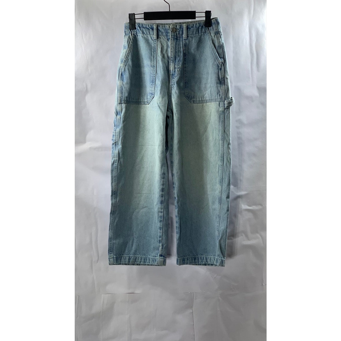 PULL&BEAR Women’s Light Blue Denim Straight-Leg Mom Jeans SZ 2