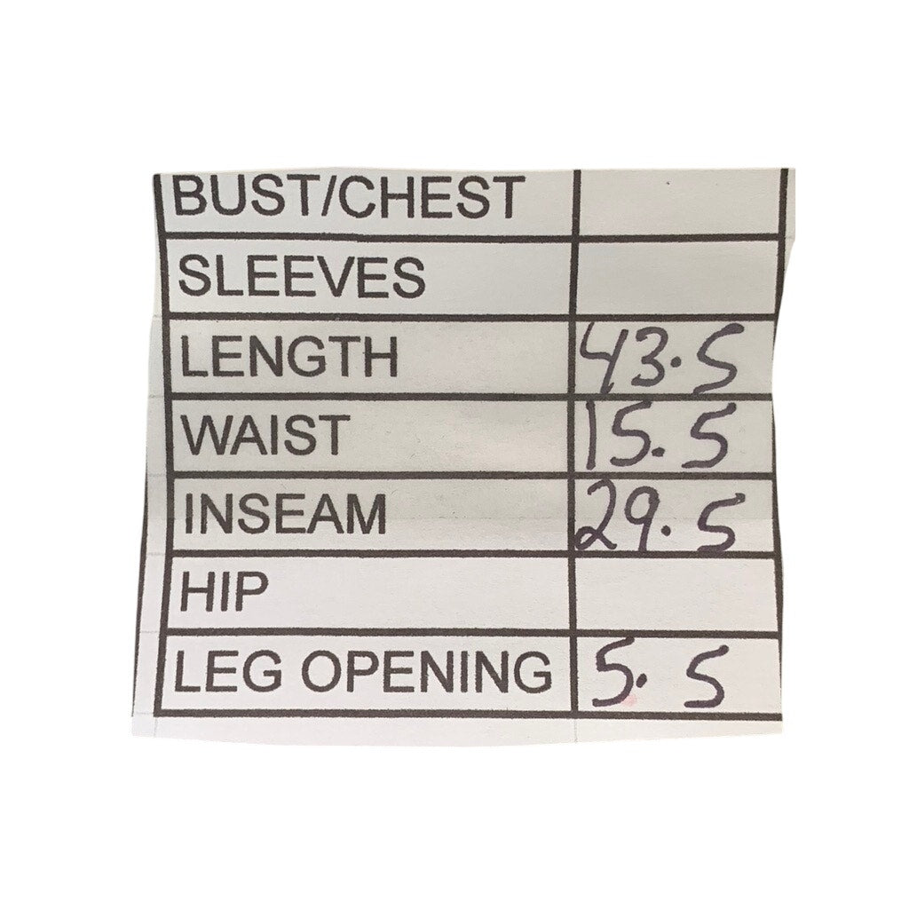 HOLLOWAY Men's Black Zipper Hem Lined Elastic Waist Windbreaker Pants SZ L