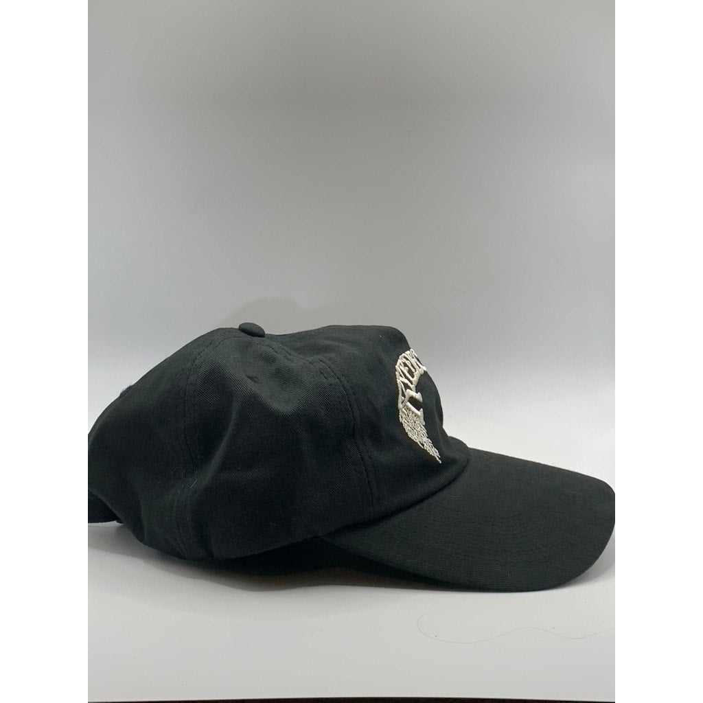 RYEDECKER Men's Black Embroidered Arch Logo Adjustable Cap SZ OS